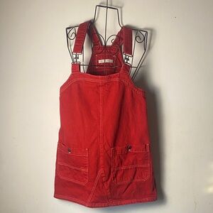 We The Free Bold Red Jumpsuit